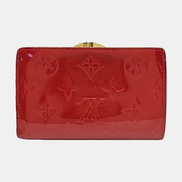 VIENNOIS Patent Leather Red Wallet