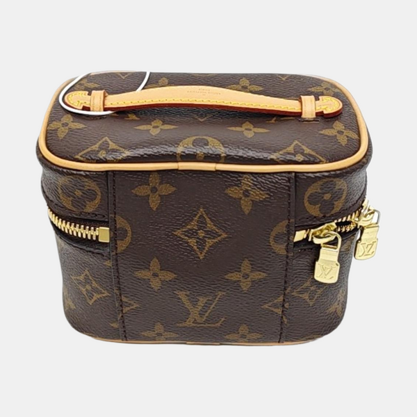 NICE Super Mini Monogram Coated Canvas Brown