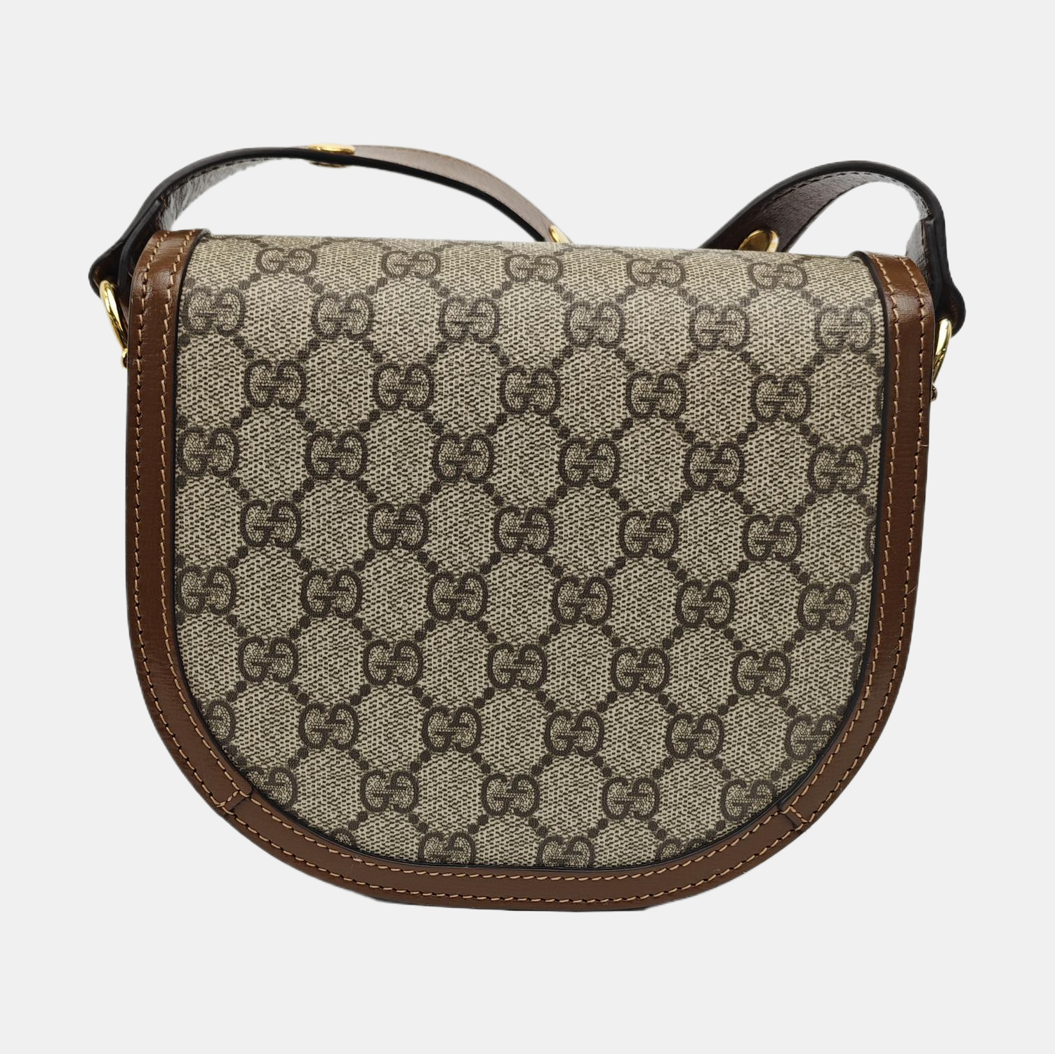 Horsebit 1955 Mini Monogram Coated Canvas Beige