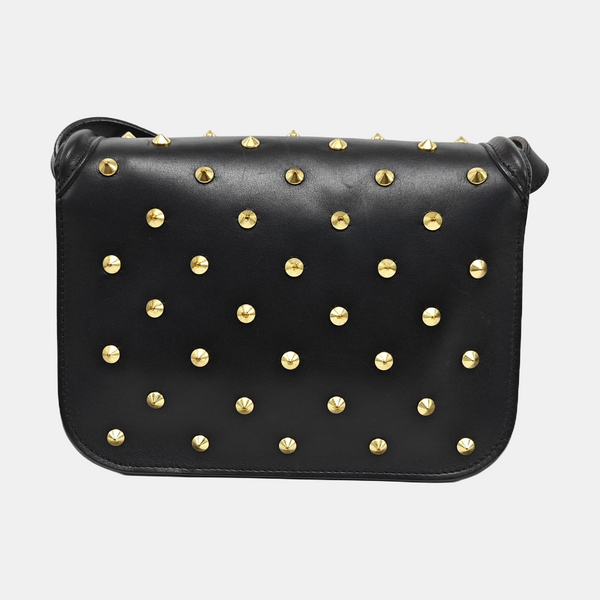 Calfskin Shoulder Bag Black