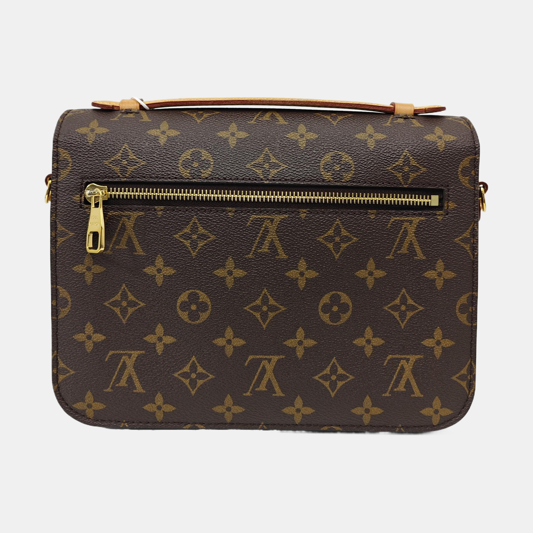 MÉTIS MM Monogram Coated Canvas Brown
