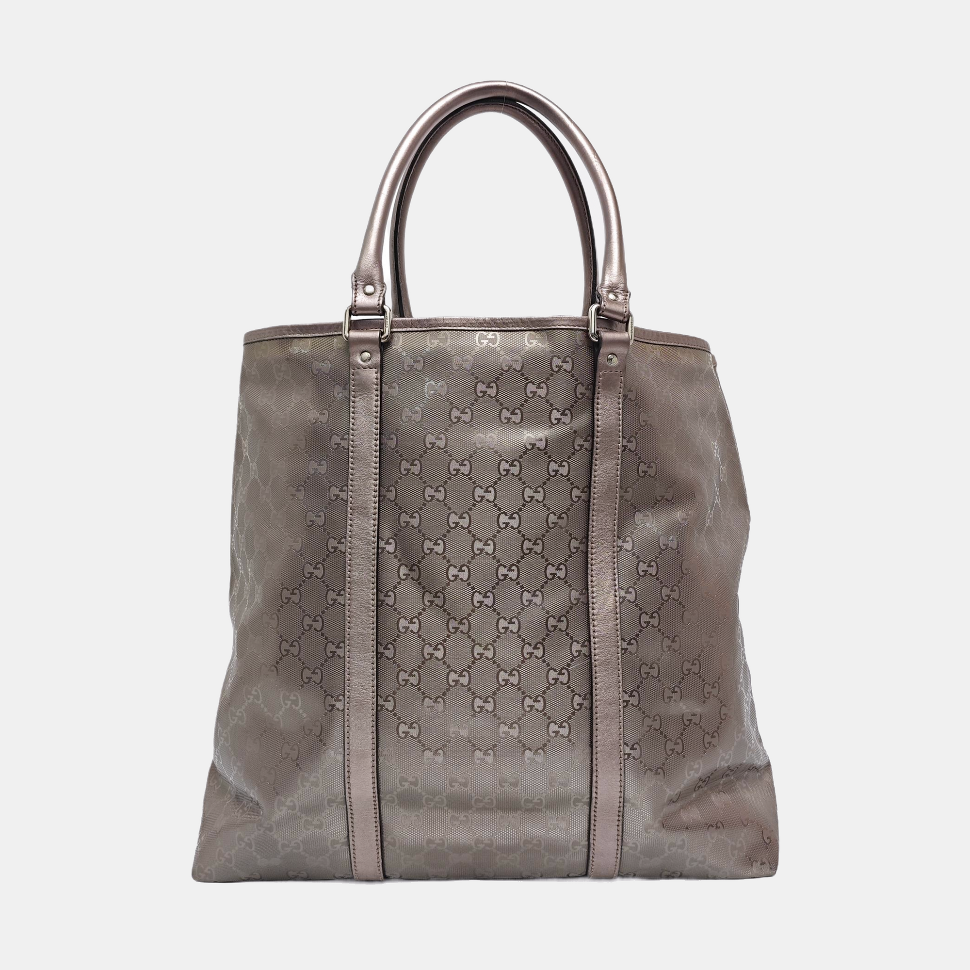 Monogram Coated Canvas Tote Bag Pink