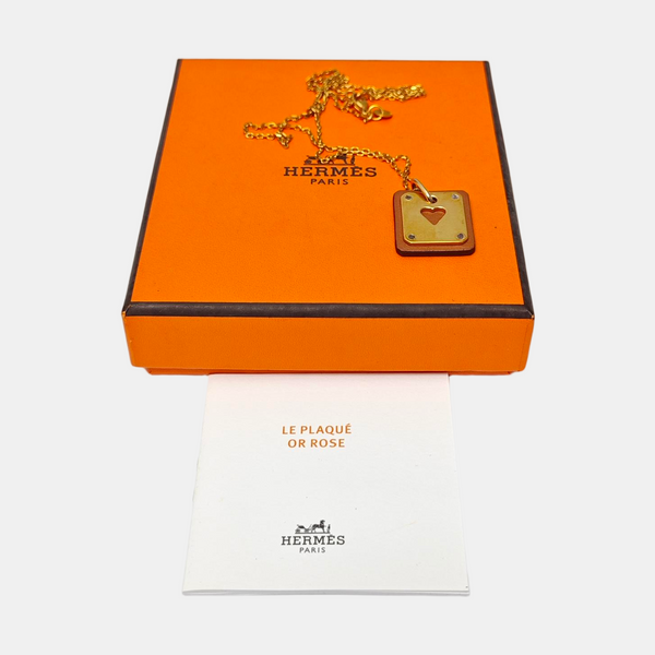As De Coeur Metal Rose Gold Necklace