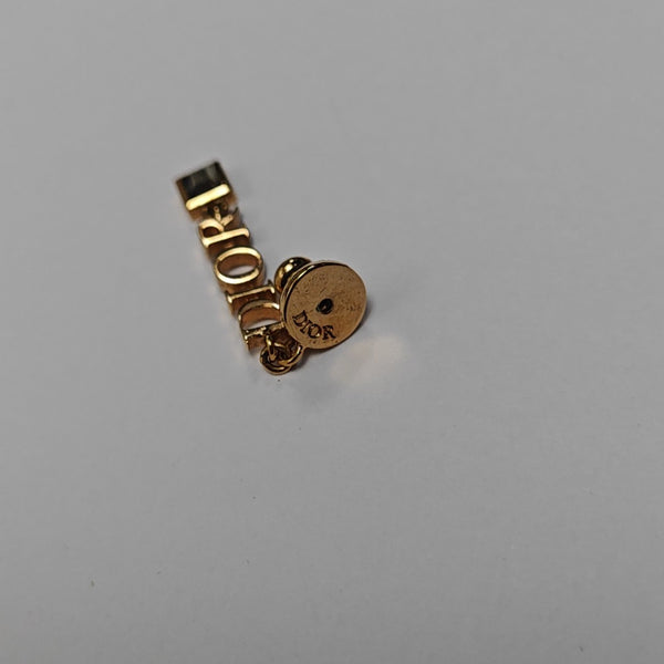 Dio(r)evolution Metal Gold Stud Earrings
