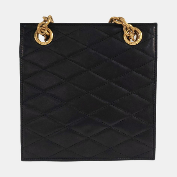 LE MAILLON Quilted Lambskin Black