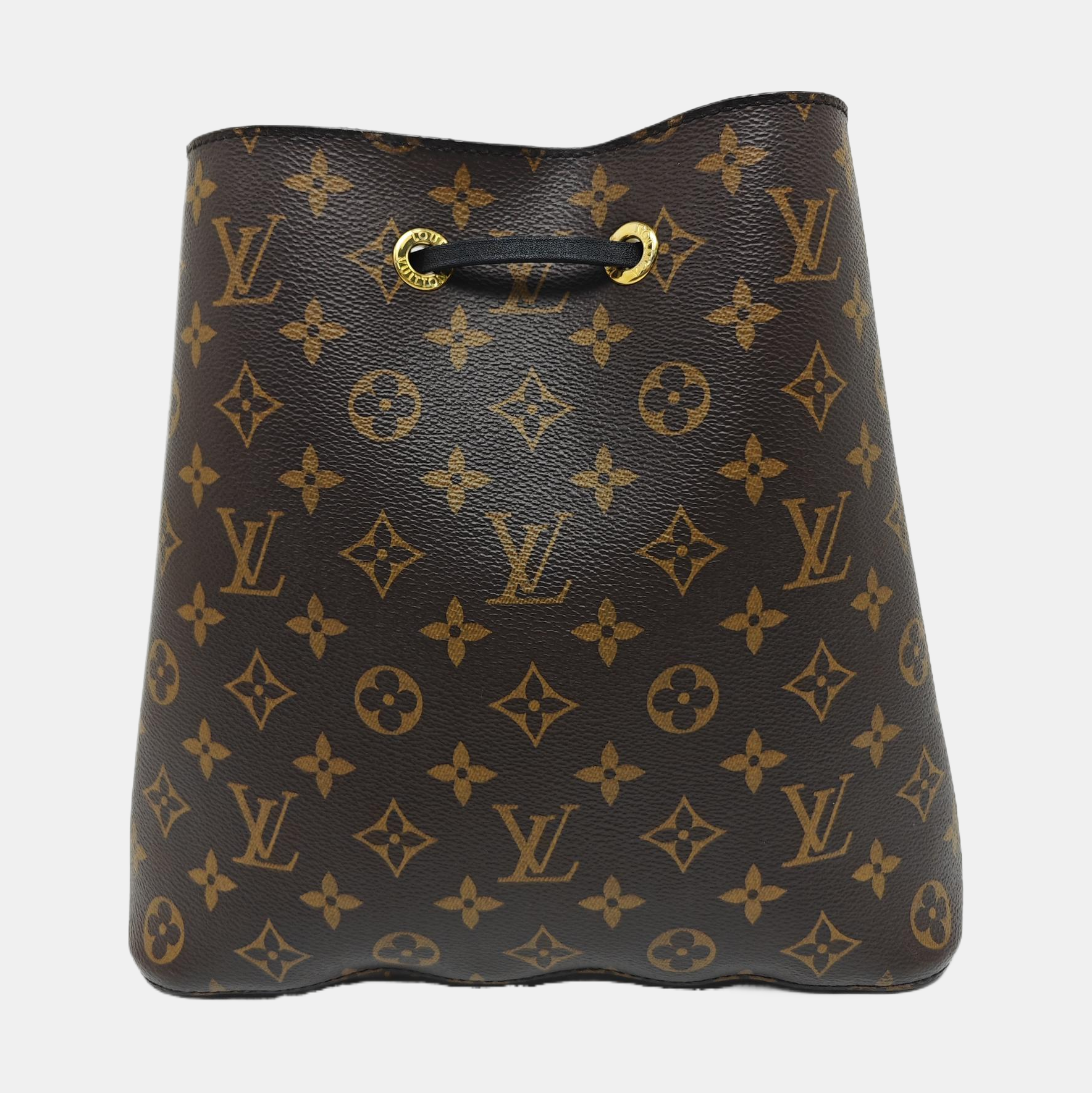 NÉONOÉ MM Monogram Coated Canvas Brown