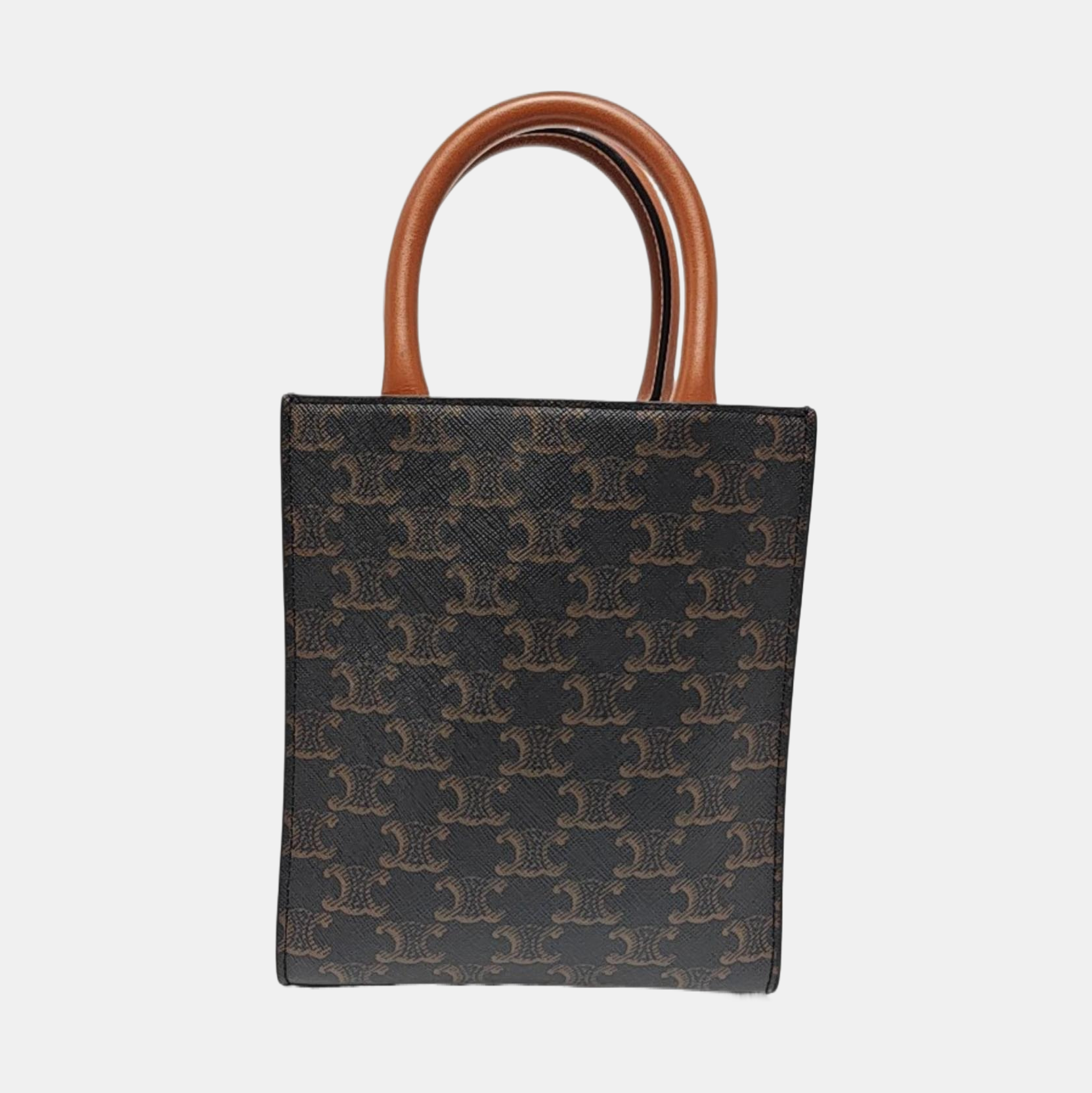 CABAS CELINE Mini Coated Canvas Brown