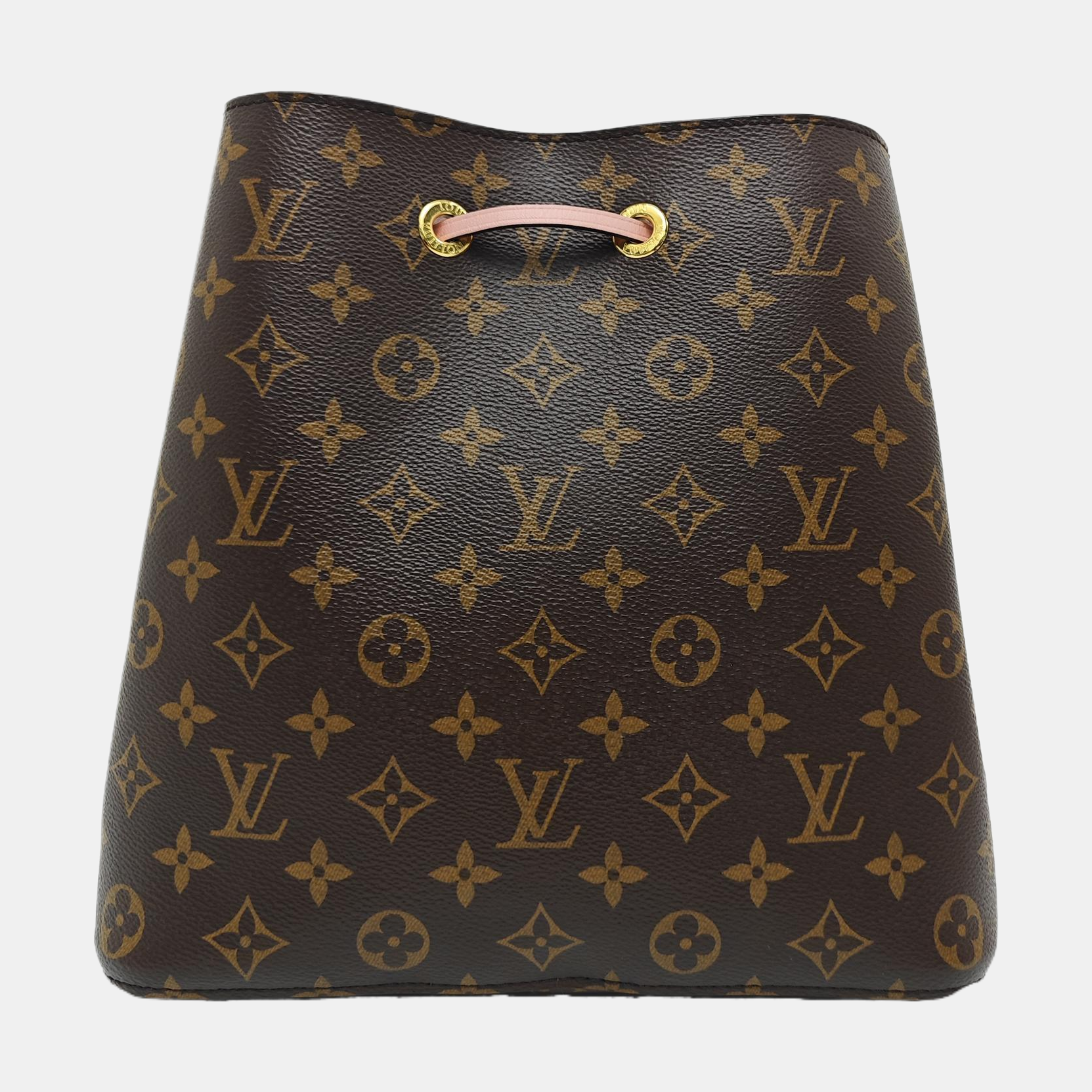 NÉONOÉ MM Monogram Coated Canvas Brown