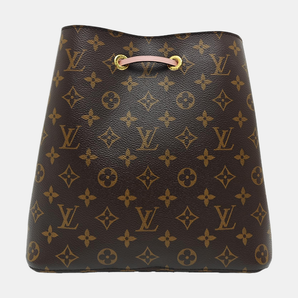 NÉONOÉ MM Monogram Coated Canvas Brown