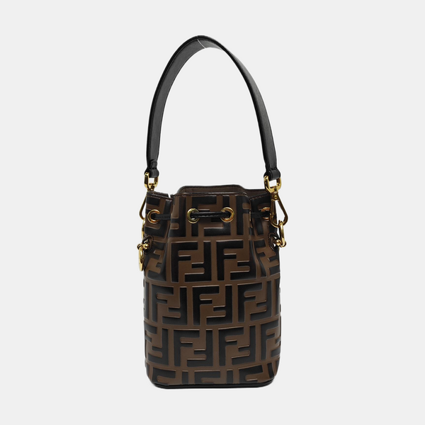 Mon Tresor Mini Monogram Calfskin Brown