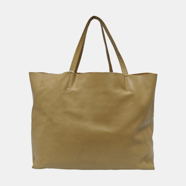 Calfskin Tote Bag Beige