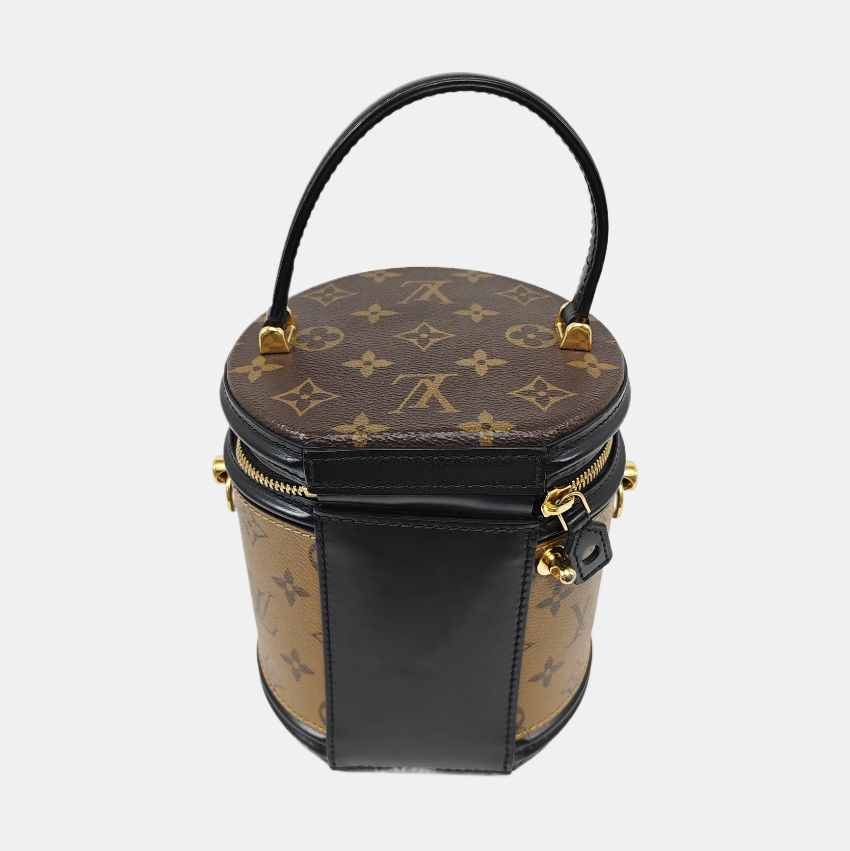 CANNES PM Monogram Coated Canvas Brown