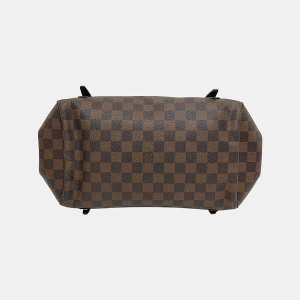 RIVINGTON Damier Ebene Coated Canvas Brown