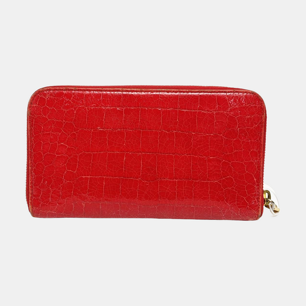 Calfskin Wallet Red