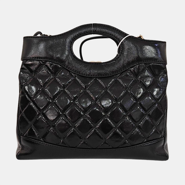 CHANEL 31 Mini Quilted Lambskin Black