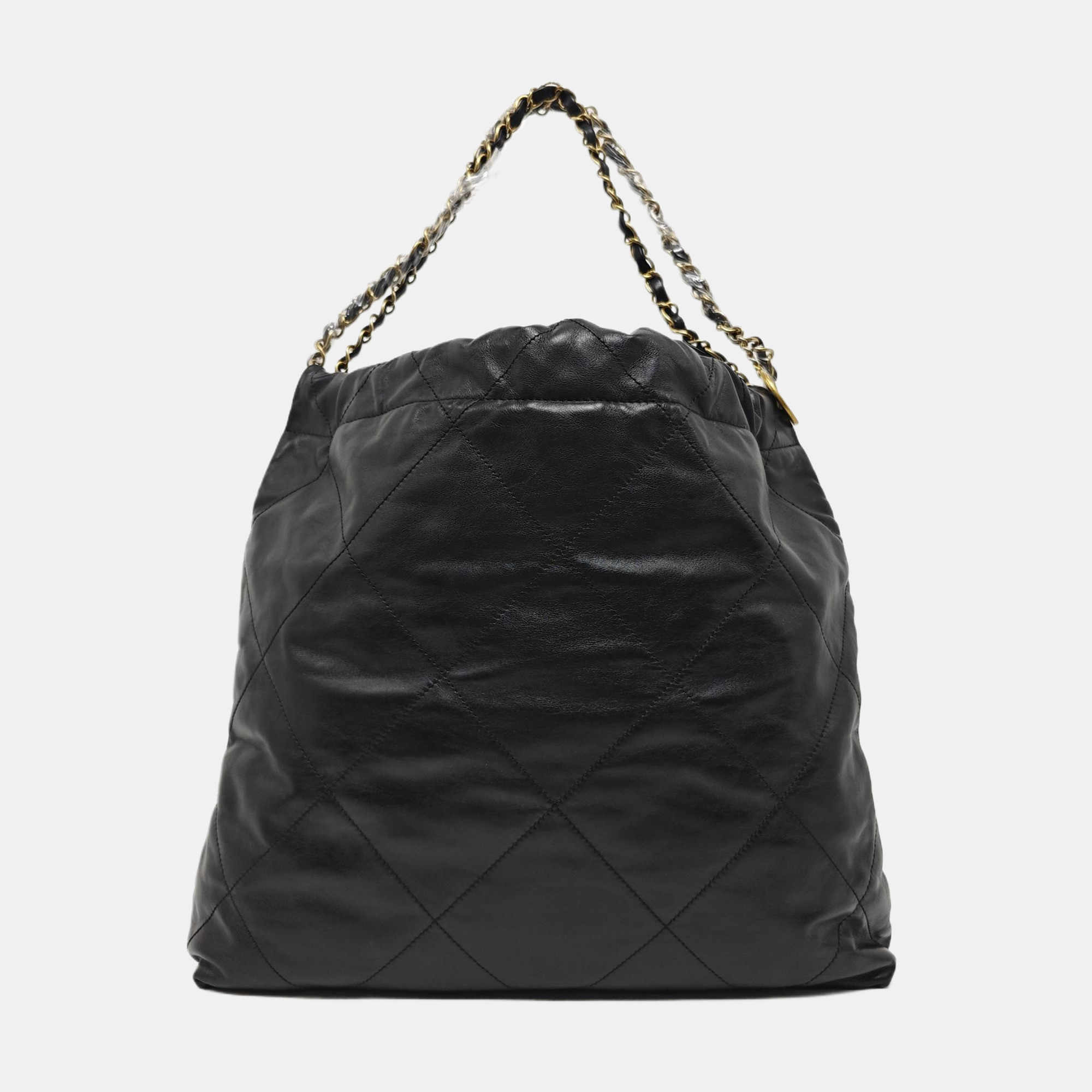 CHANEL 22 Medium Quilted Calfskin Black