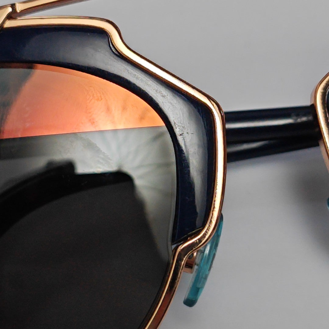 Metal Sunglasses Blue