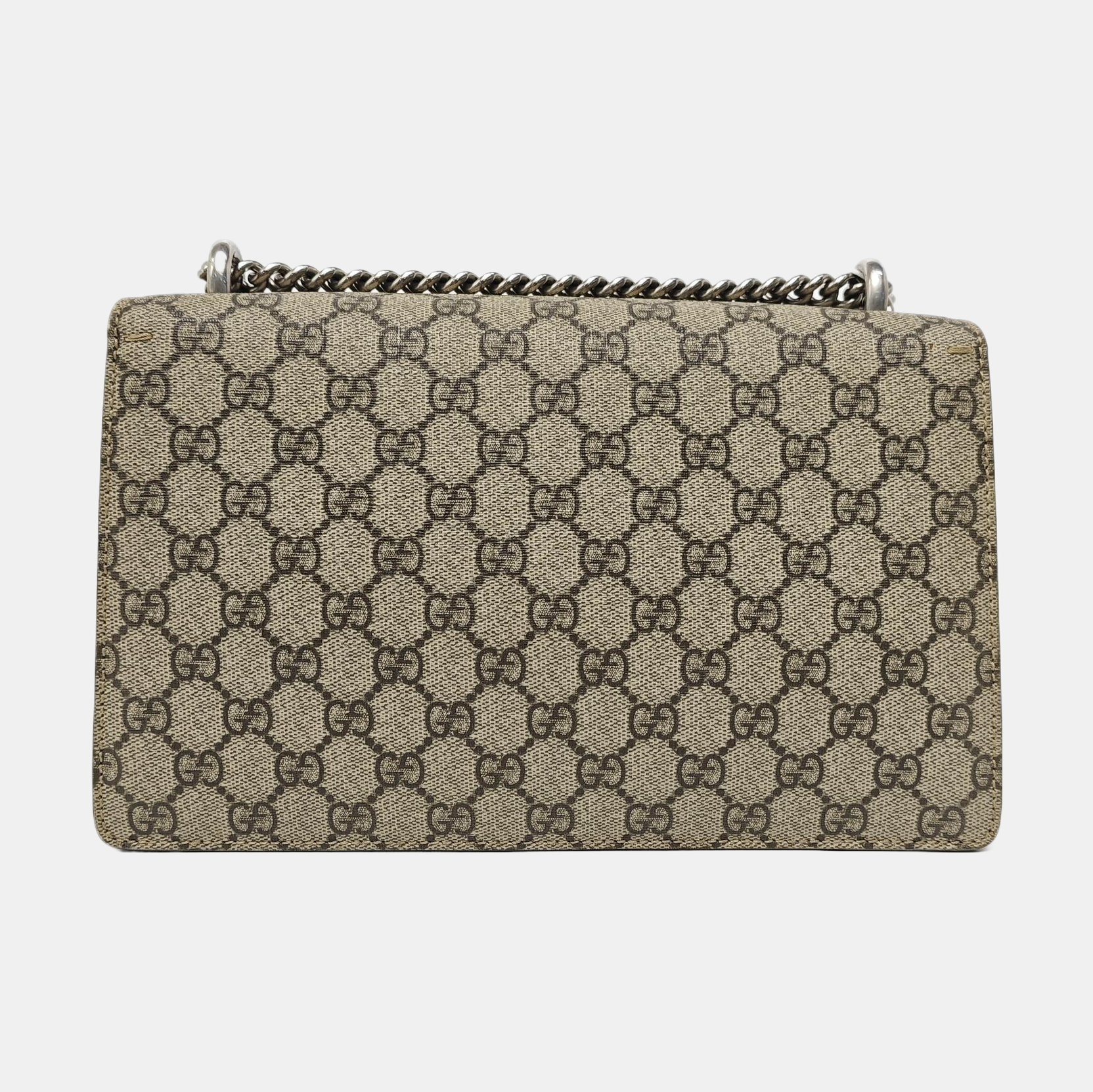 Dionysus Small Monogram Coated Canvas Black