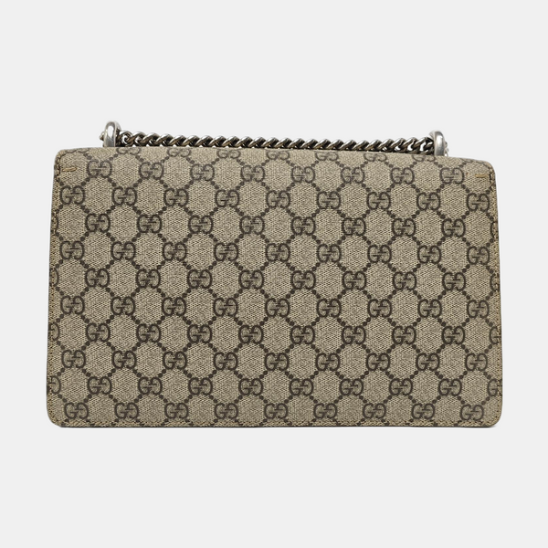 Dionysus Small Monogram Coated Canvas Black