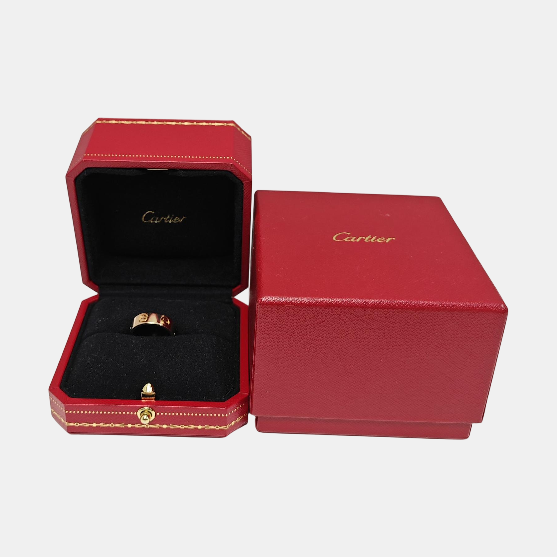 LOVE 18k Rose Gold Ring EU 48