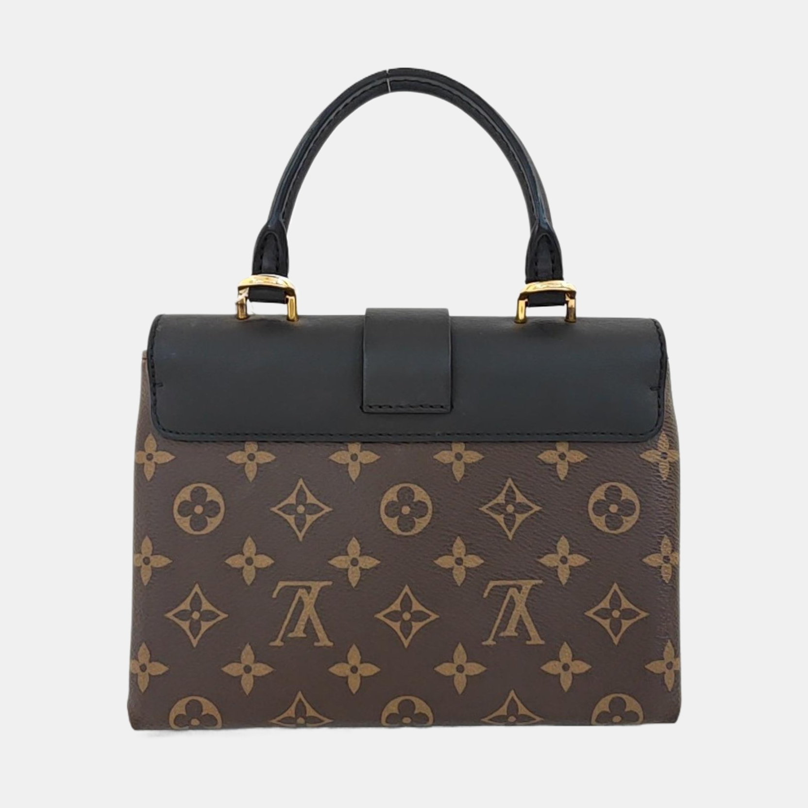 LOCKY BB Monogram Coated Canvas Brown