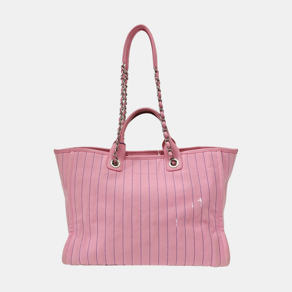 DEAUVILLE Large Quilted Canvas Pink