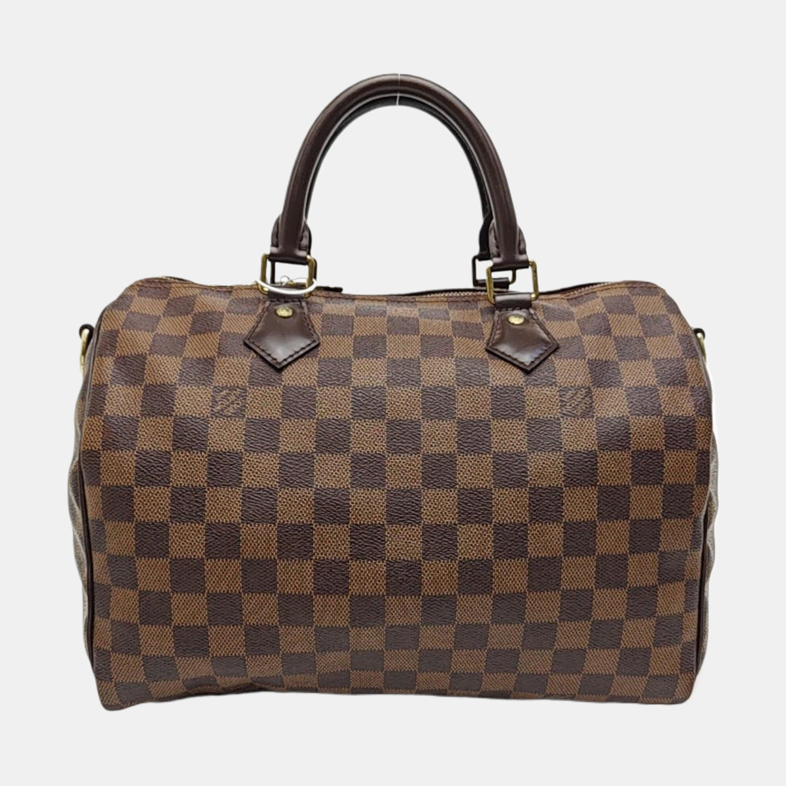 SPEEDY 30 Damier Ebene Coated Canvas Brown