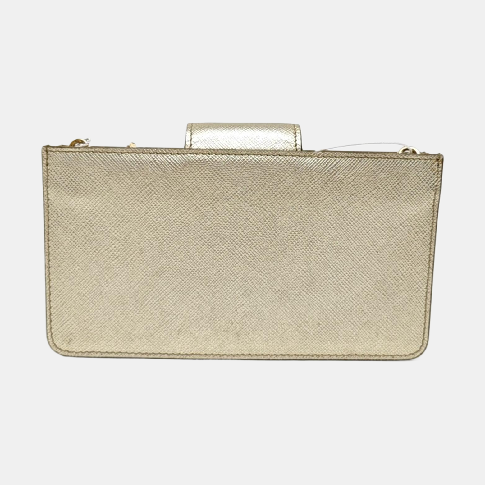 Saffiano Calfskin Shoulder Bag Beige