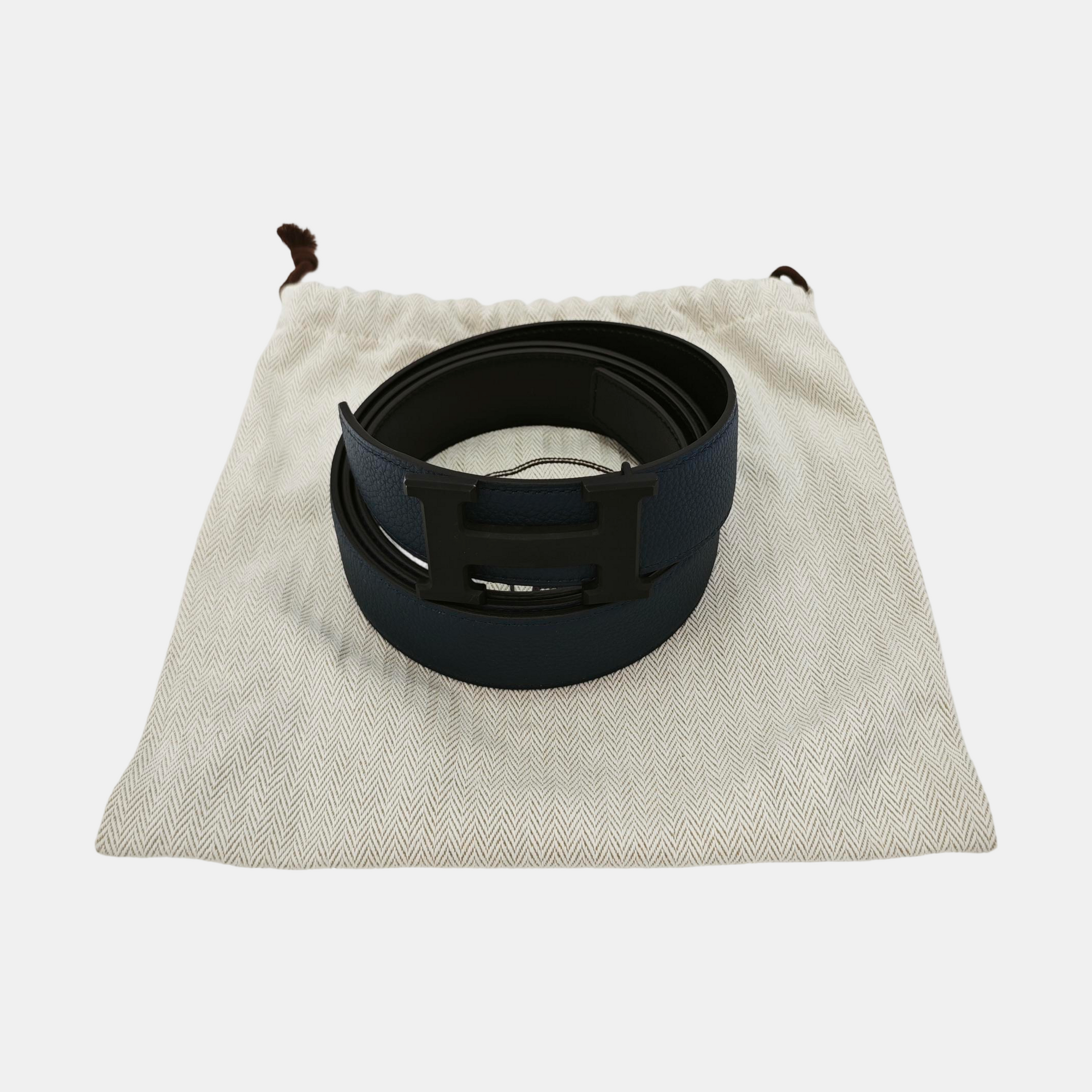 Leather Belt Blue