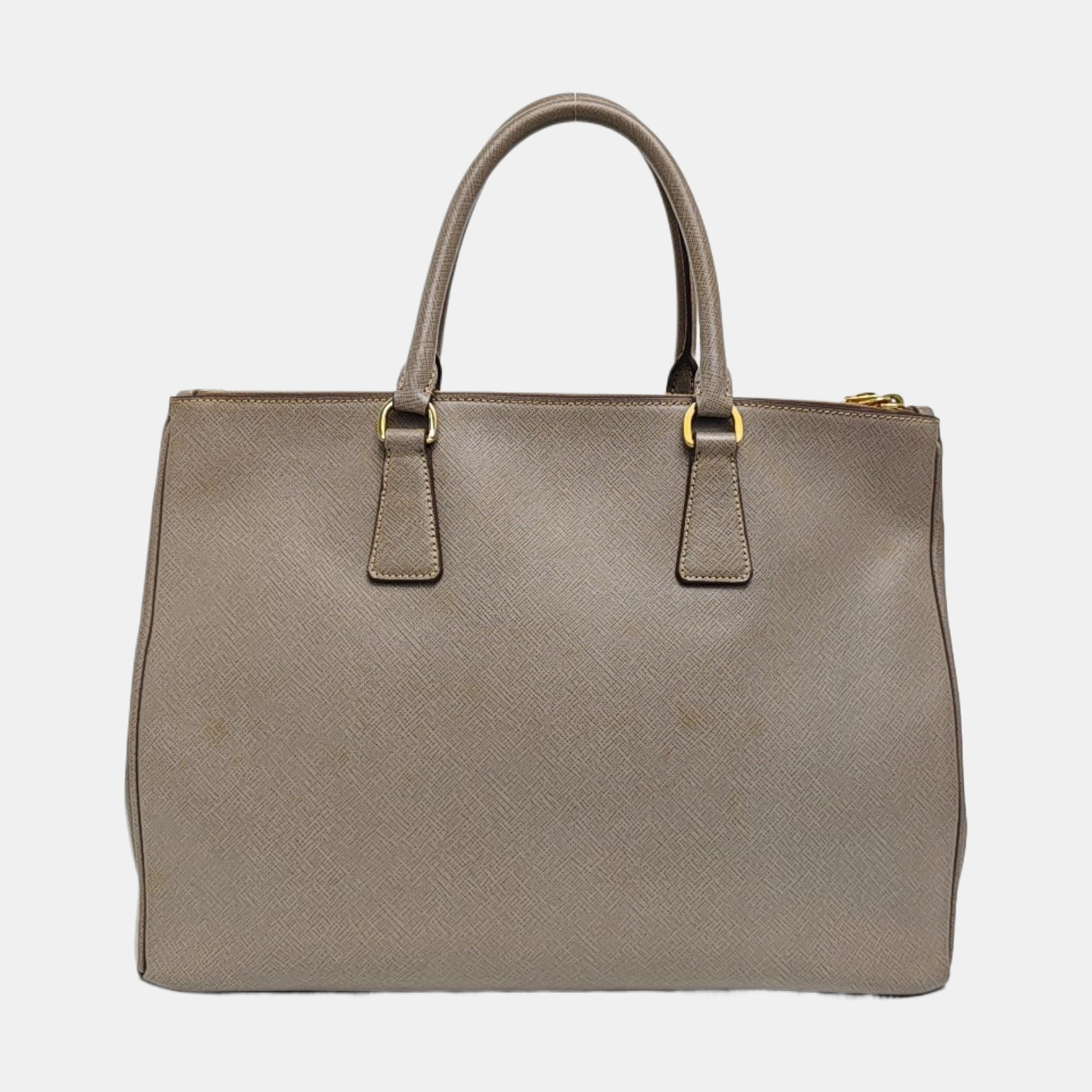 Galleria Extra Large Saffiano Calfskin Gray