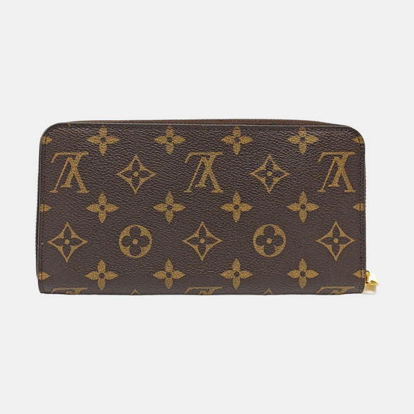 ZIPPY Monogram Coated Canvas Brown Wallet