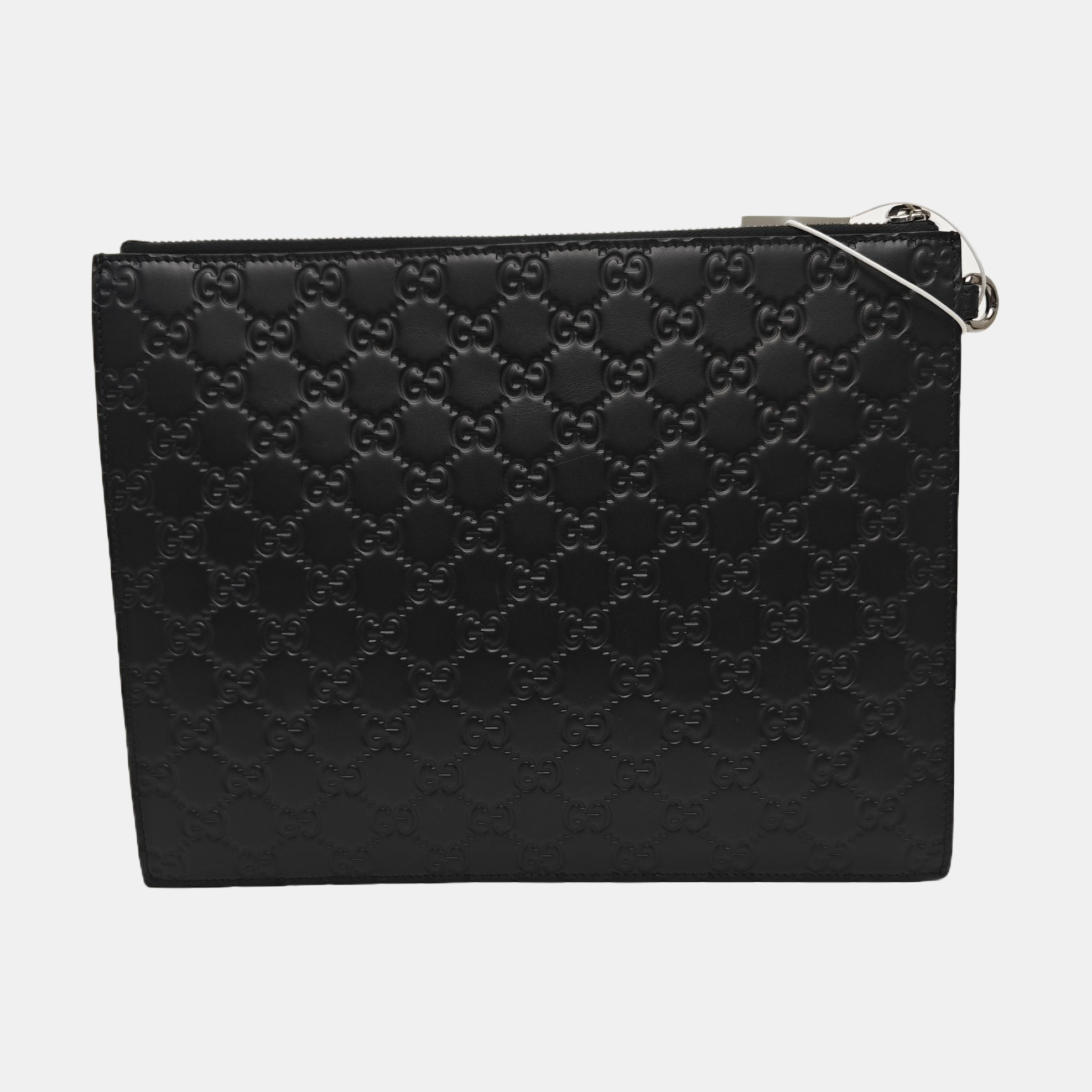 Microguccissima Monogram Calfskin Black