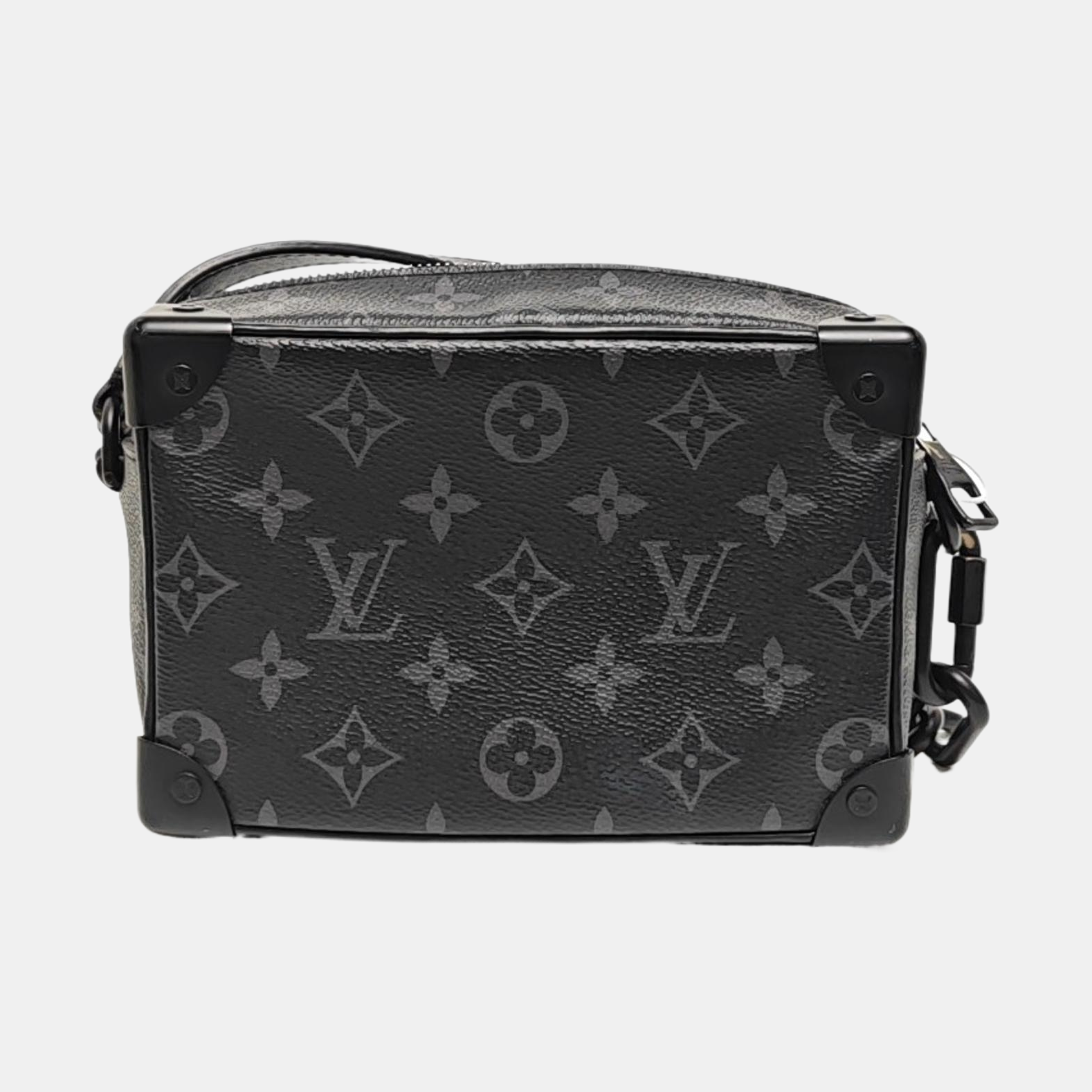 SOFT TRUNK Mini Monogram Coated Canvas Black