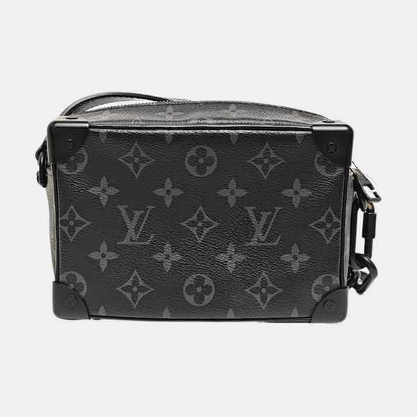 SOFT TRUNK Mini Monogram Coated Canvas Black