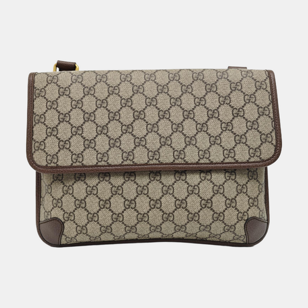 Neo Vintage Large Monogram Coated Canvas Brown