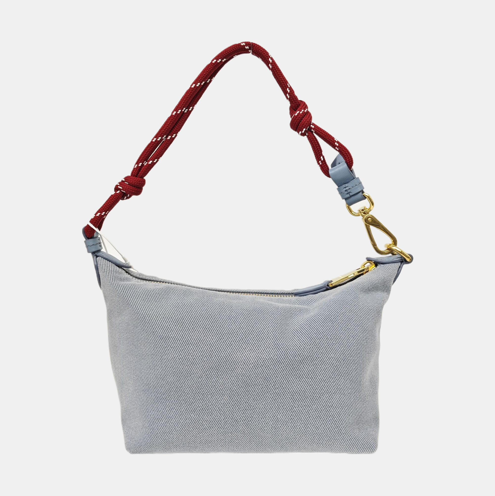 Canvas Top Handle Bag Blue