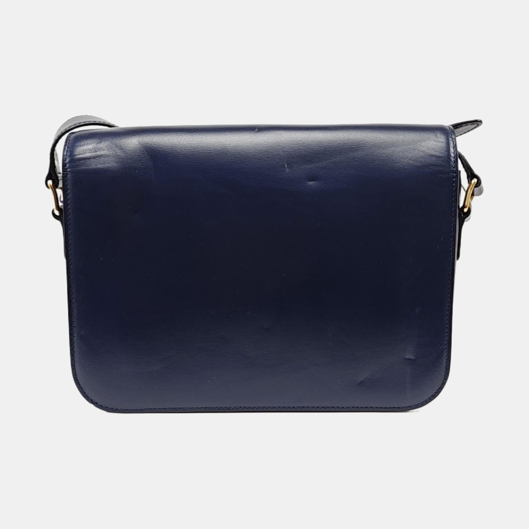 Authenticated pre-owned  TRIOMPHE Medium Calfskin Blue - Crossbody Bag at Looply
