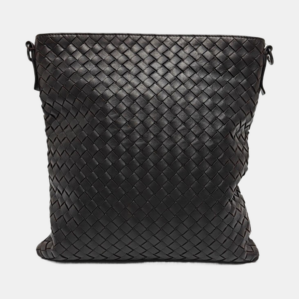 Calfskin Shoulder Bag Brown