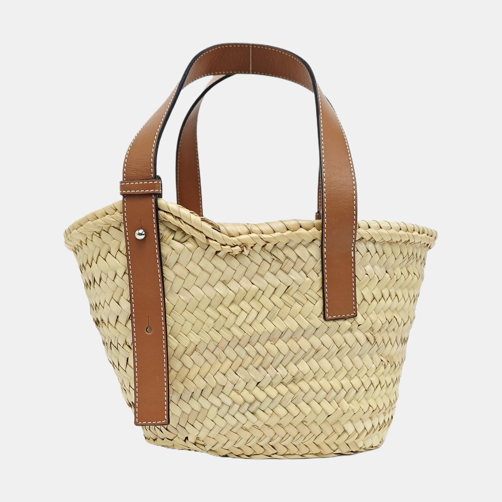 Basket Small Straw Beige