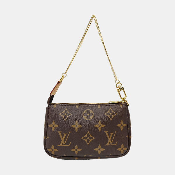ACCESSOIRES Mini Monogram Coated Canvas Brown
