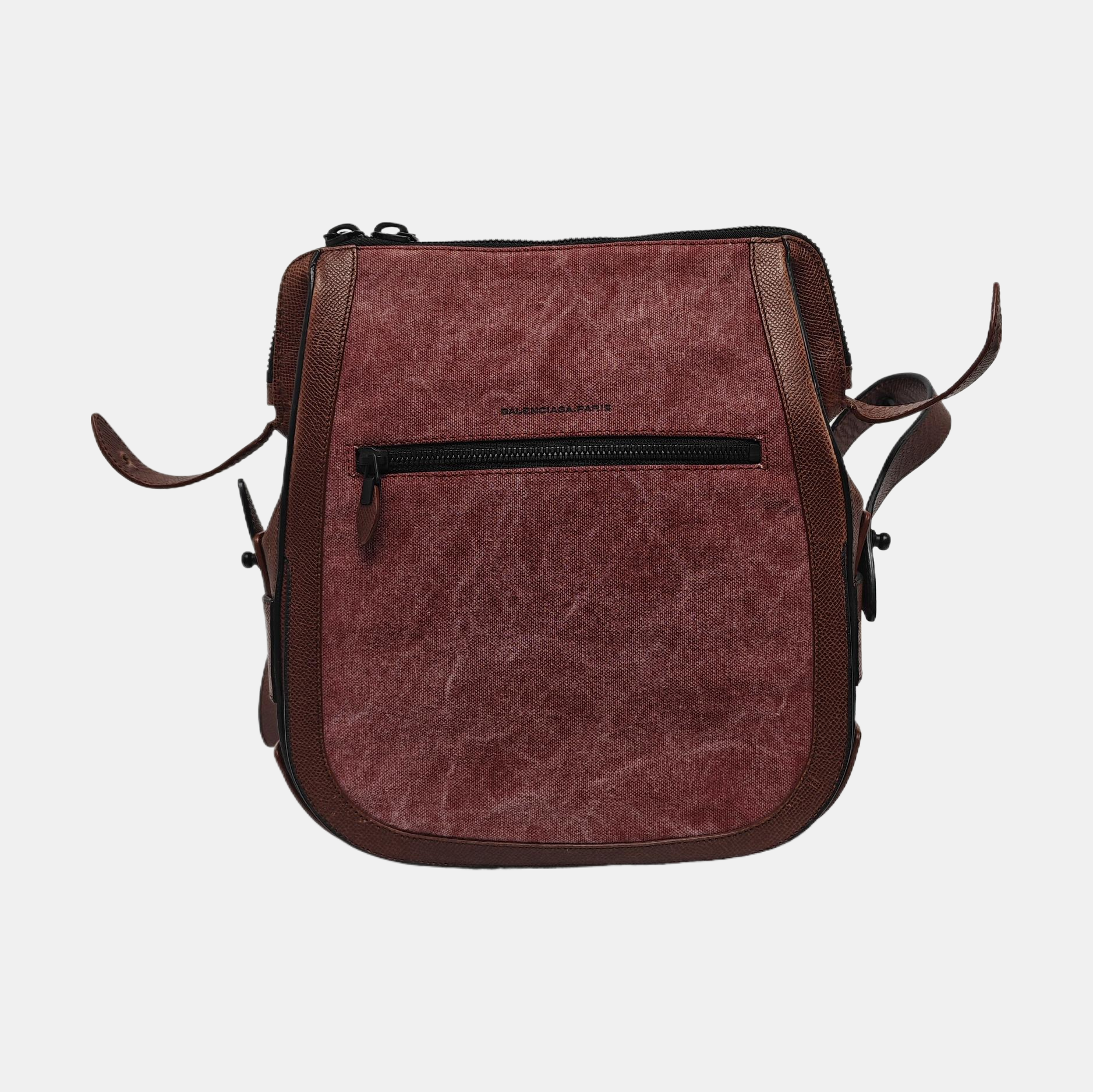 Calfskin Crossbody Bag Brown