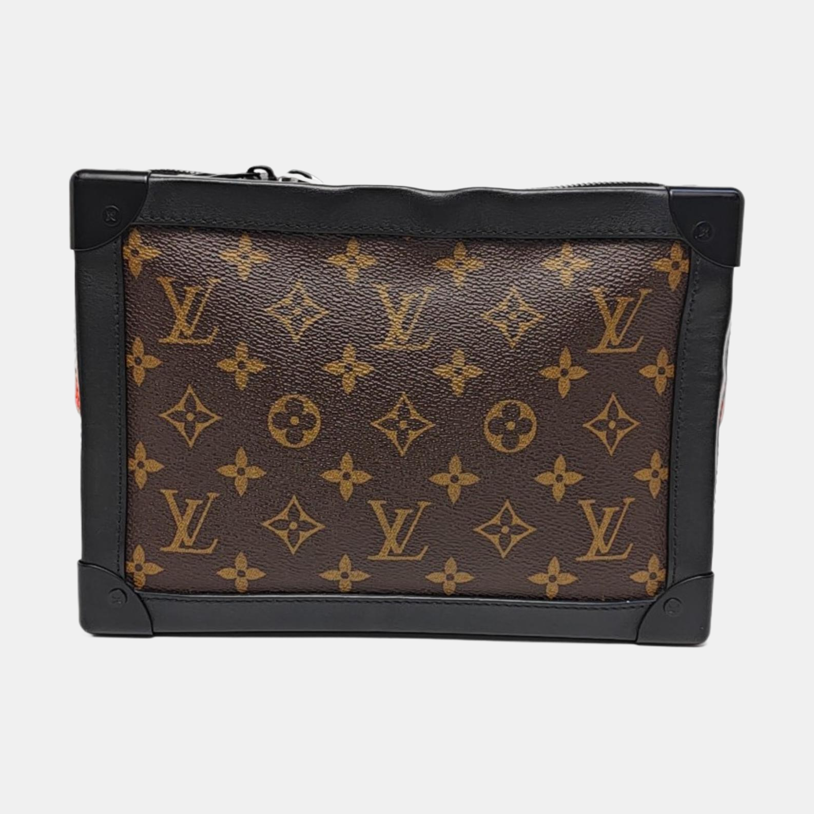 SOFT TRUNK Monogram Coated Canvas Brown
