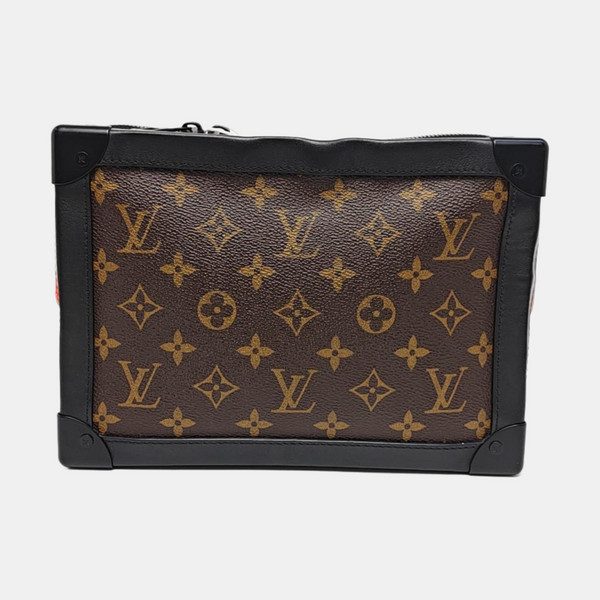 SOFT TRUNK Monogram Coated Canvas Brown