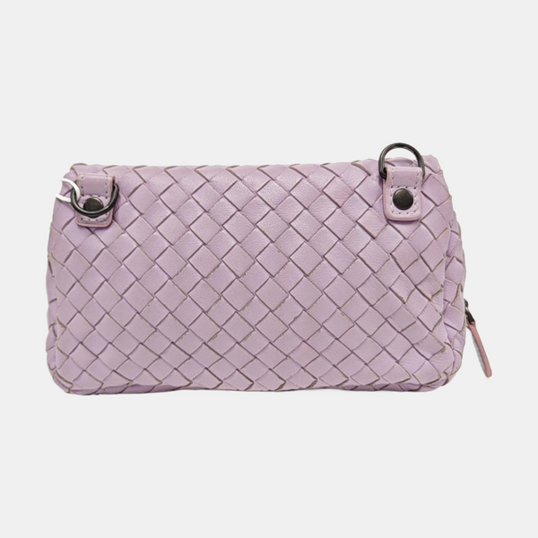 Lambskin Shoulder Bag Purple