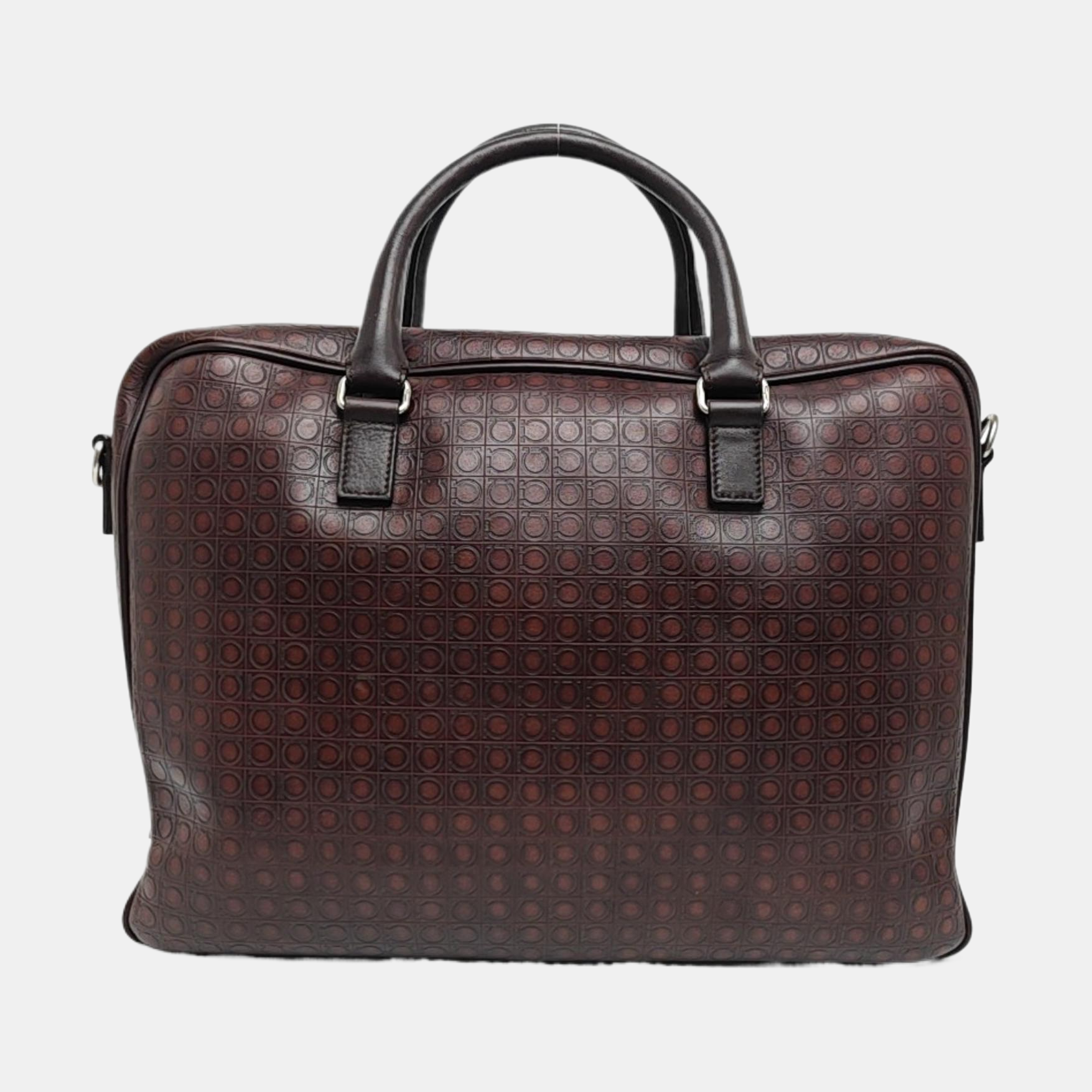 Calfskin Top Handle Bag Red