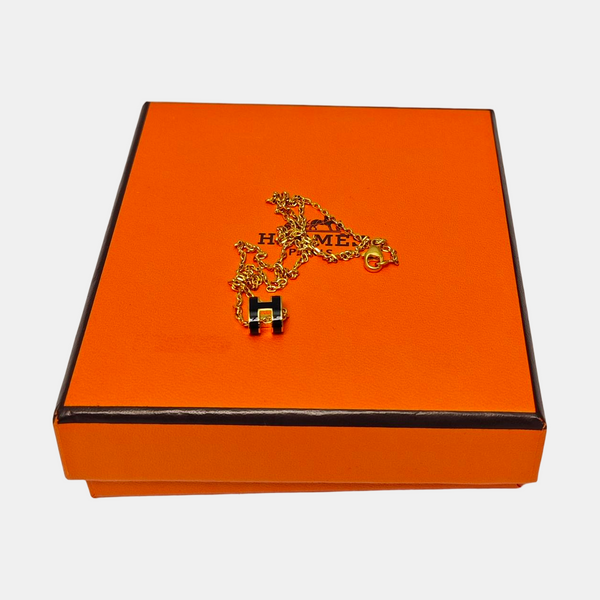 Pop H Metal Gold Necklace