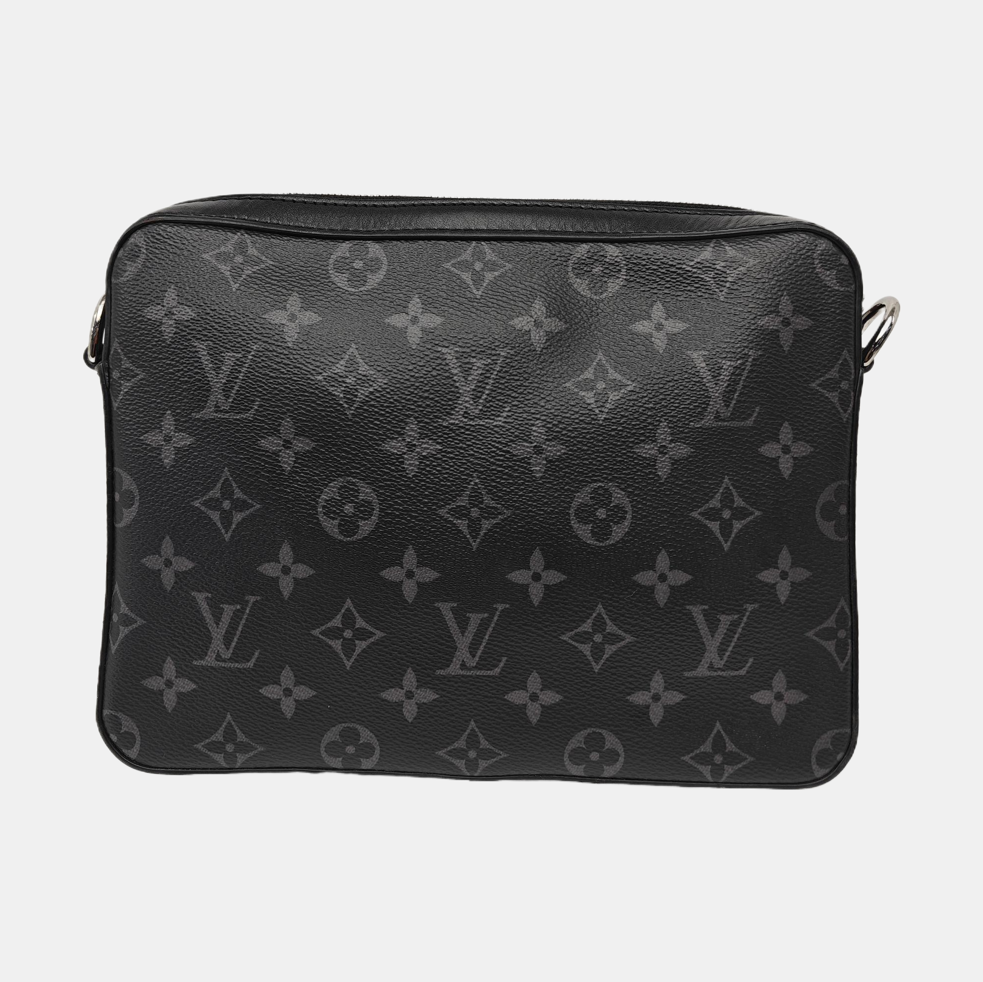TRIO Monogram Coated Canvas Gray