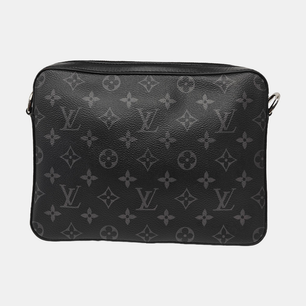 TRIO Monogram Coated Canvas Gray
