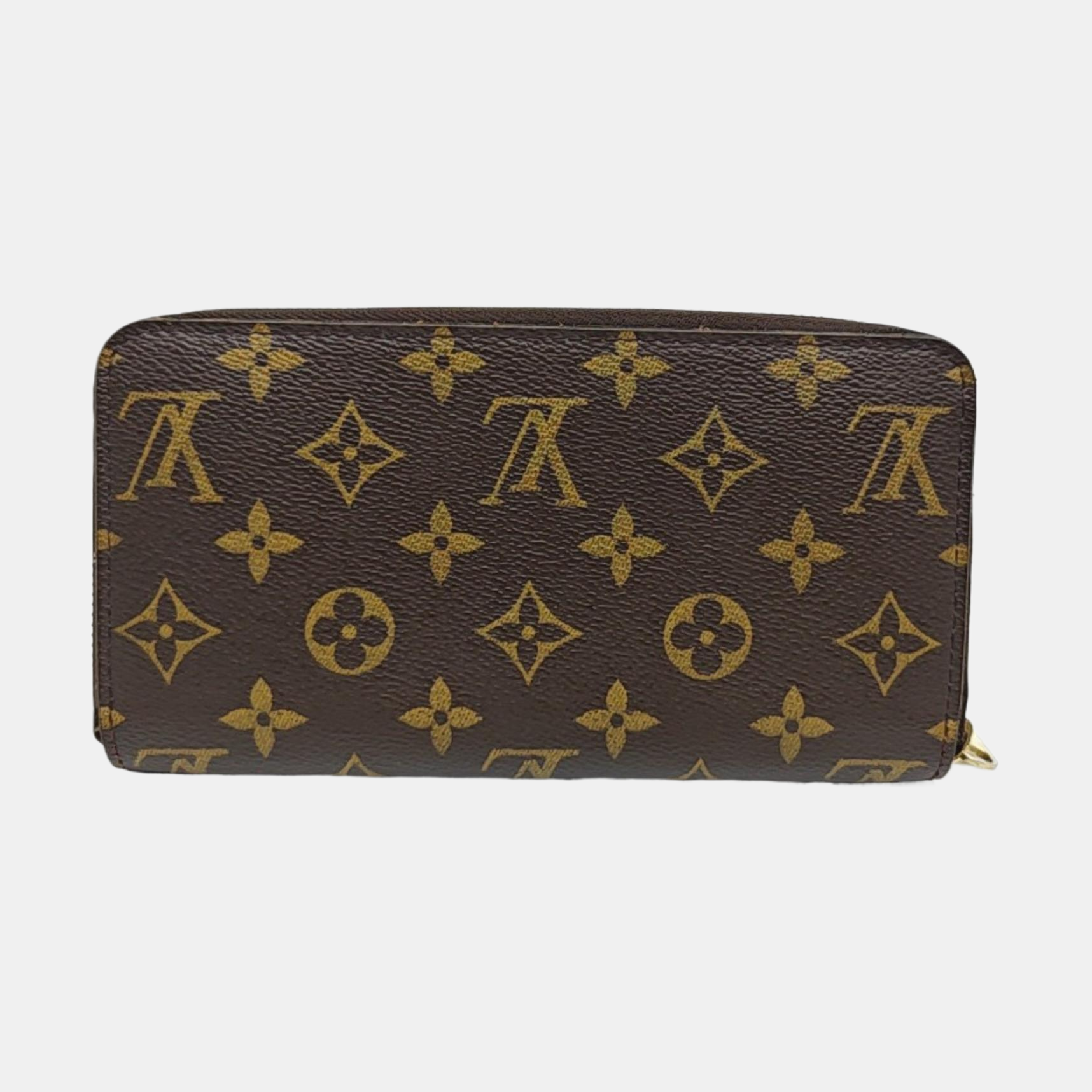 ZIPPY Monogram Coated Canvas Brown Wallet