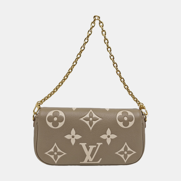 IVY Monogram Calfskin Gray
